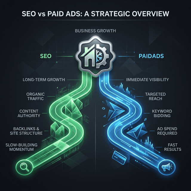 SEO vs. Paid Ads for HVAC and Roofing Companies — Which Generates More Leads in 2026?